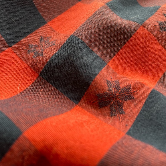 Vintage Red Brand Western Style Pearl Button Up Long Sleeved Shirt Medium - Picture 10 of 13